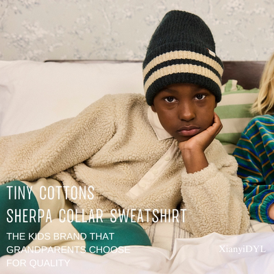 tinycottons25AW秋冬儿童纯色摇粒绒毛衣针织衫灯芯绒马甲牛仔裤