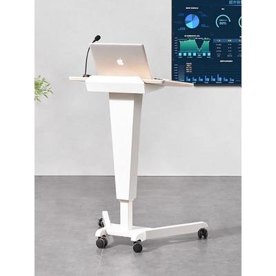 移动讲台演讲台会议发言台升降演讲桌教室讲台桌展厅迎宾台主持台