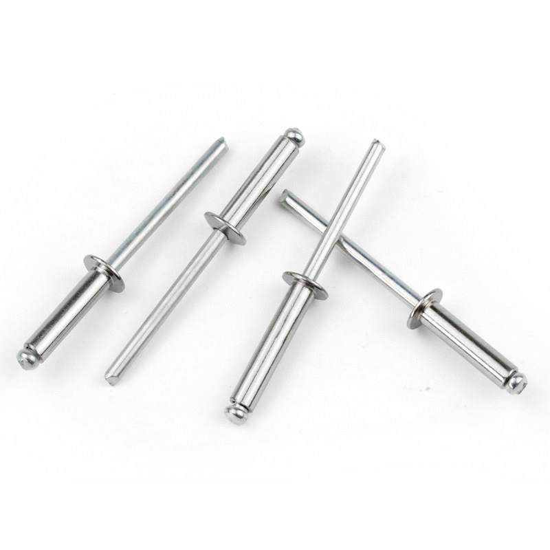 沪心304不锈钢抽芯铆钉拉铆钉铝铆钉圆头开口型拉钉铆钉M3.2M4M5