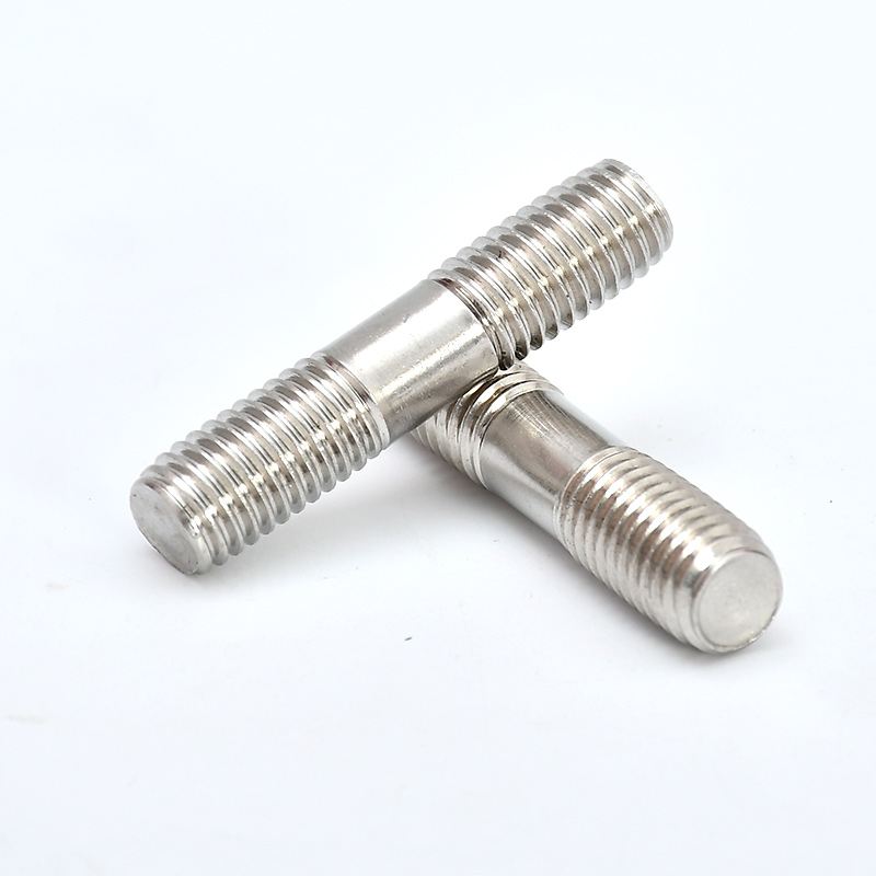201不锈钢双头螺栓螺丝两头牙连接螺柱丝杆牙棒 M6M8M10M12M16M20