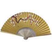 扇子8寸30方折叠油竹扇骨纸扇面京剧牡丹戏曲扇子舞蹈扇夏易携带