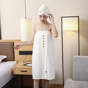 浴巾女吸水速干非纯棉家用穿衣式 大浴裙 可穿可裹2023新款 浴袍夏季