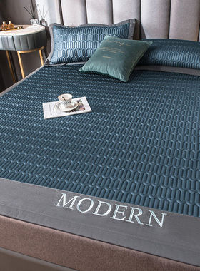 2023新款加厚0.5乳胶凉席三件套冰丝凉席水洗家用天丝软席用品