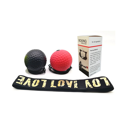 2球装 拳击训练球头戴式拳击速度球儿童家用反射球提升反应力