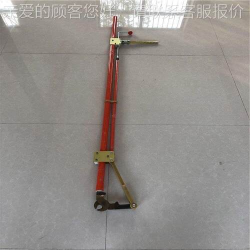 893高电力电缆剪刀高空作业柄棘压轮切操刀绝缘长作杆式直拉断线