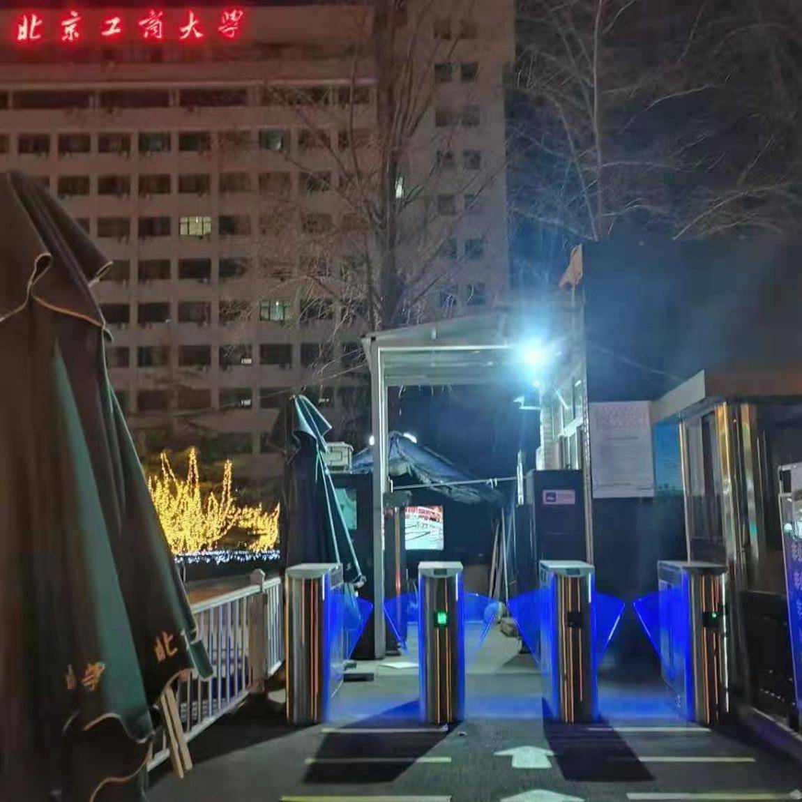 厂家直防撞小摆闸校园安防机EKC人闸脸识别翼闸刷亚克力刷卡销无