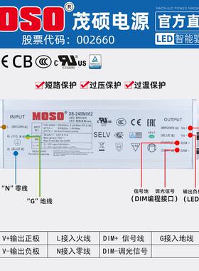 M茂电源X-MIRS/V/防光水IP路灯硕调LED驱动电源