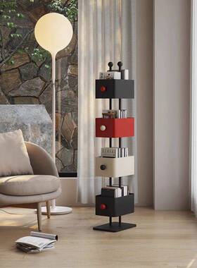 家用落地多书架厅转客角置物架书架童房书架儿办公室书架层置XVT