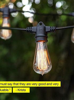 厂家水直上销led太能铜线44558灯串20米40阳灯线灯串室外防庭院灯