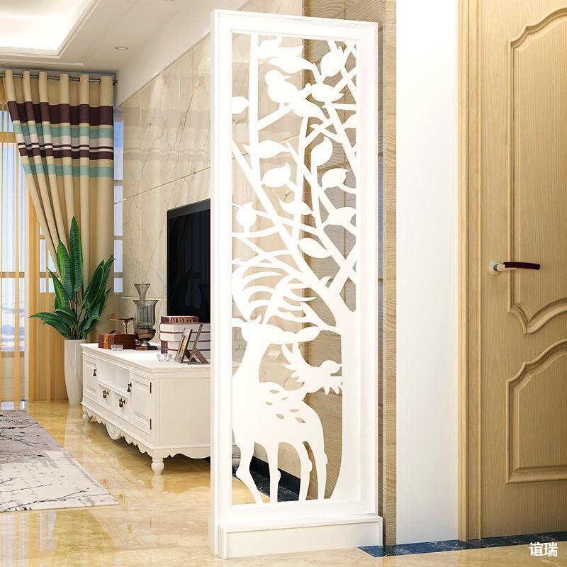 移欧式屏风约隔断客厅玄关柜现代简时尚门厅装DFG饰柜镂空动雕花