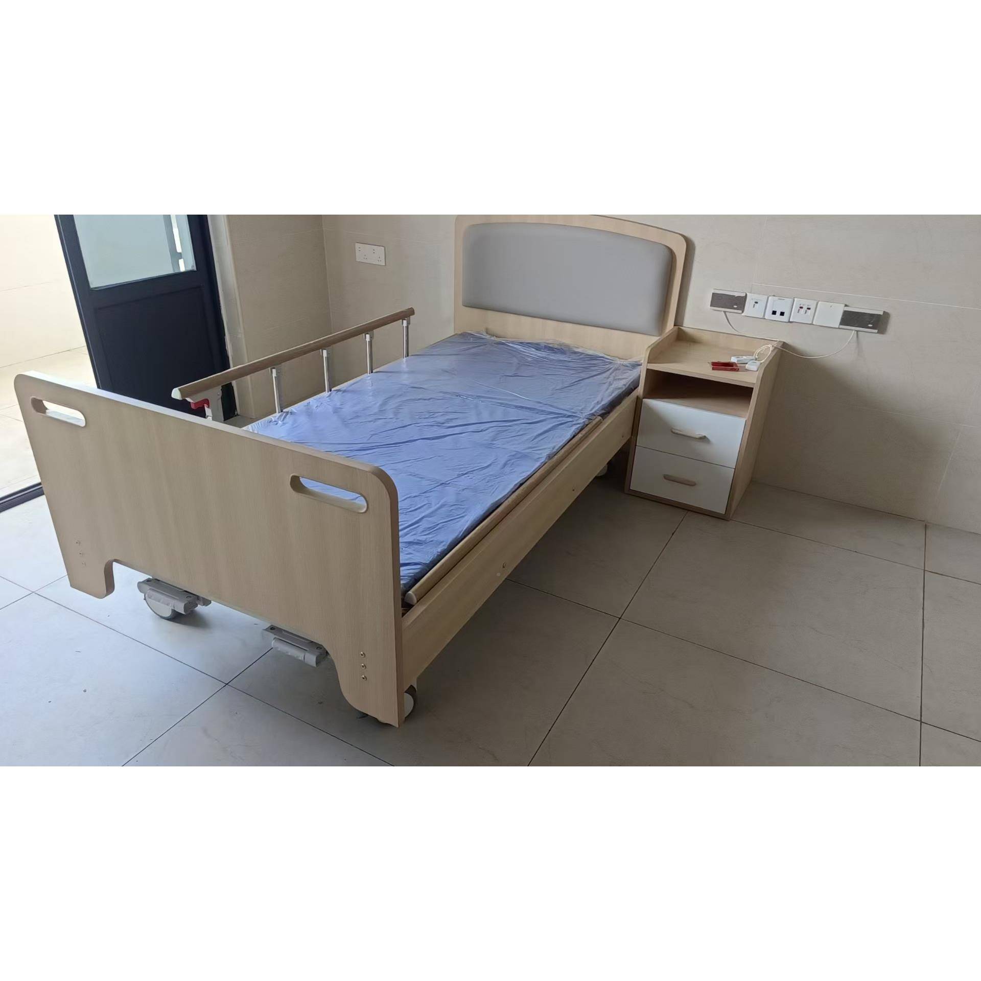 养老敬院实木手摇单人床自老院理床康养中心老适年公GOF寓老家具