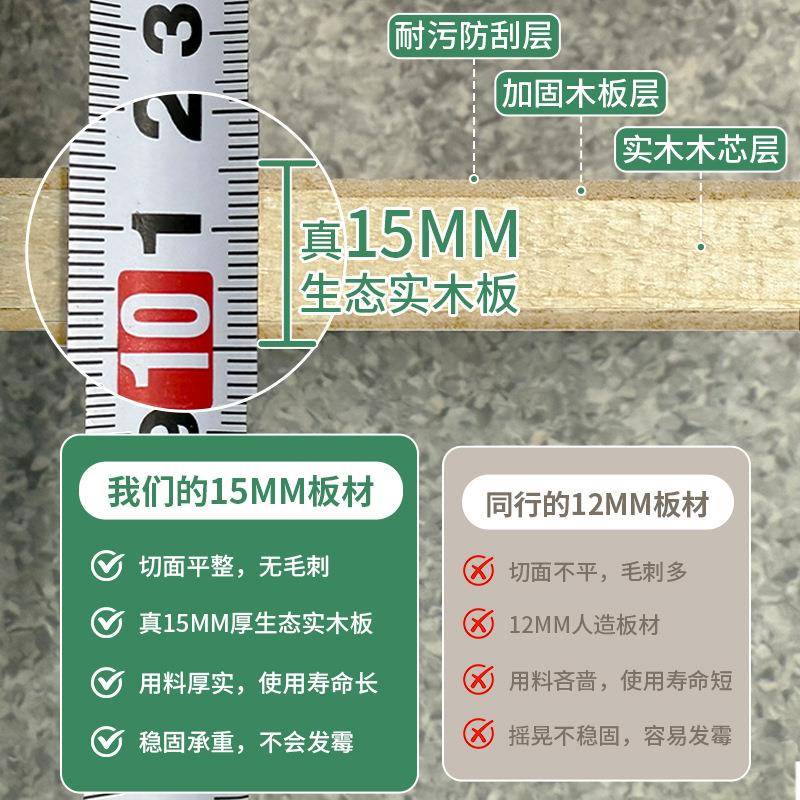 实木物书柜落地置物架一DMC体靠墙储柜收纳书架学生办家古用公室
