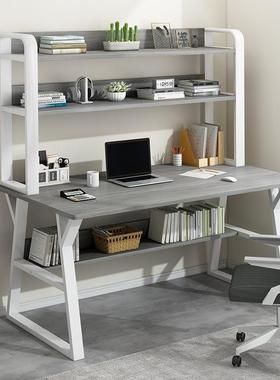 书桌书架一体桌造台式电脑习桌室简易家用学生学AL101122桌卧初中