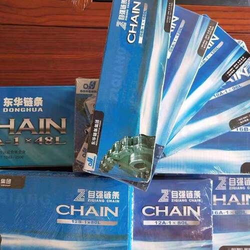 东短华自强节格距排双排滚子链B--L大RXV单规工业传动链条