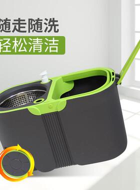 旋大容量拖把套清装号转加大家用洁大滚1zj55843轮大提手双驱拖把