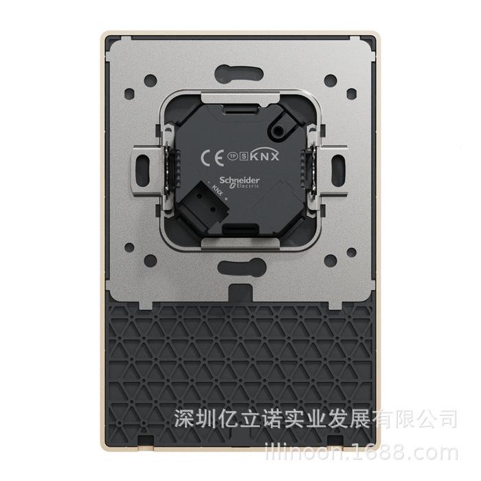 NP621明4_0BDT1金WG珍铂系列8键温1控面板晨曦KNX莫顿智能照温控