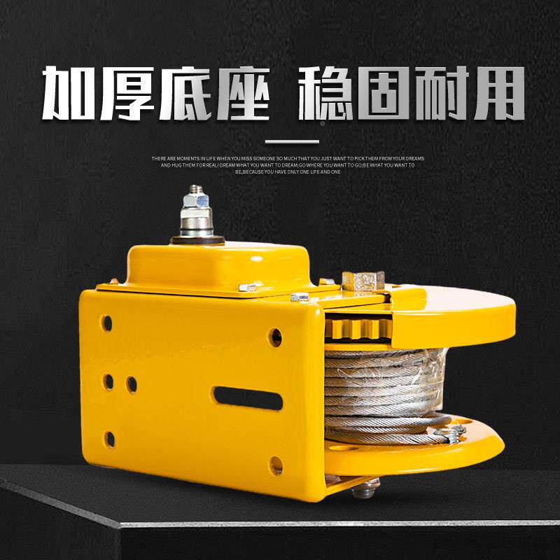 50双0G力手摇XJQ小拉吊K机双向自锁式卷扬机齿轮型手动手摇绞盘