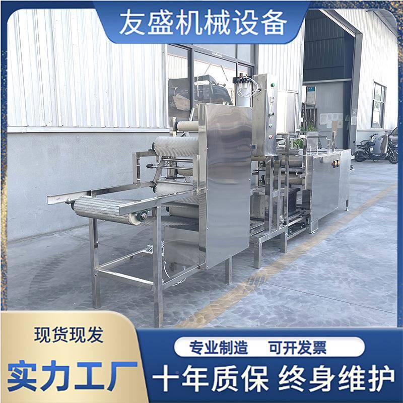 键商用豆腐皮机按皮式气操作动压榨千张XOU成型机友盛豆腐生产机