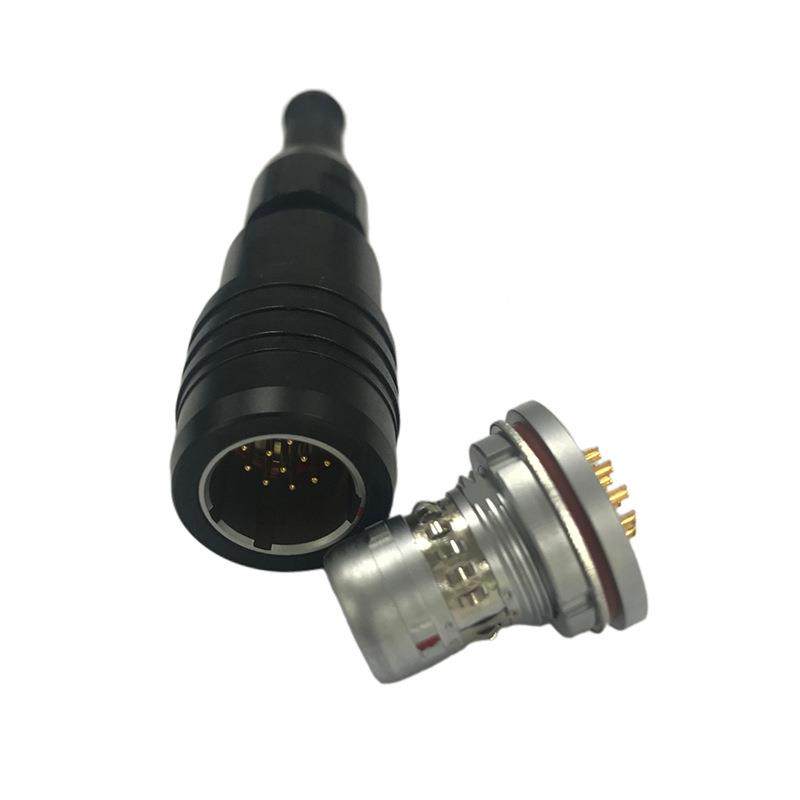 LTGERL24系列14芯圆推拉形自锁连接器T24H26C1014J/33TL24B24C101