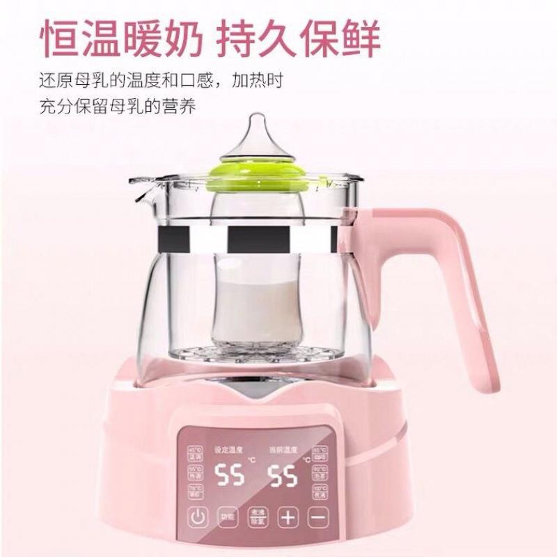 养壶保温热水壶LIV恒温壶玻璃烧水壶泡奶消毒多功能全自动生一体