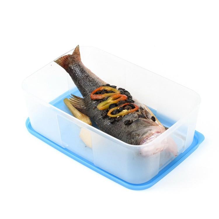 箱居OQQ1.7L冰鲜冷冻保鲜子盒家长方形冰饺馄饨食物收纳盒其他
