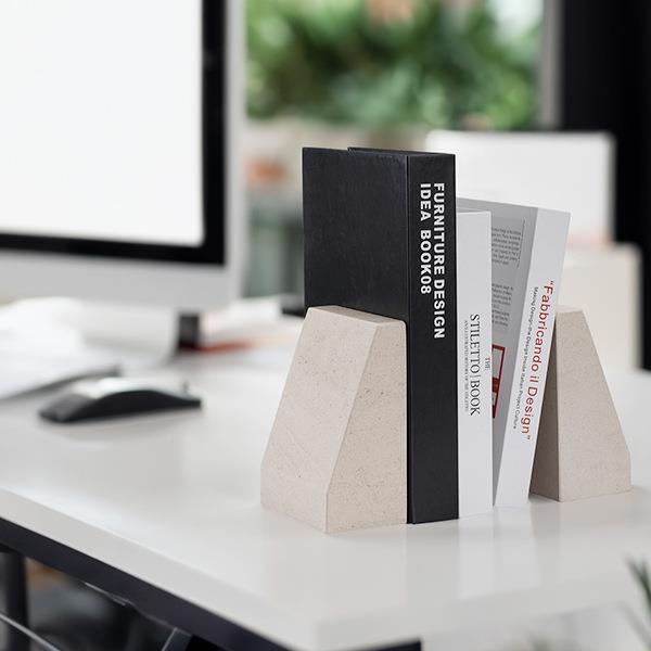 软简约GS010大理石书天然石书档书房桌面客靠厅装饰几何体矿装现