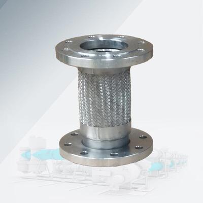 4波纹软管通型金属用软管30不锈钢法兰连接胀编织HAY网膨节补偿器