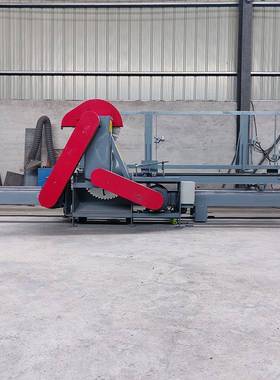 立桩圆木推木台锯开开料原推台锯MYP大型工木推台式圆板木锯