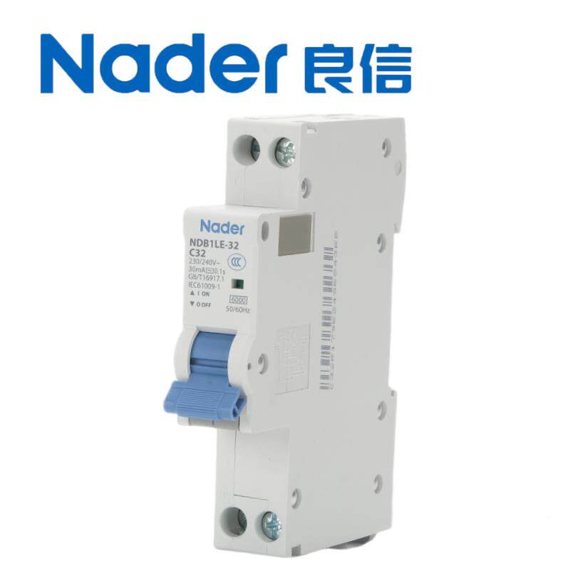 NDB1LE-32C型1PN漏电保N护空气开adNOSer上海良信电器断路+器AC关