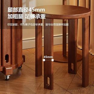 凳子可放叠高凳子实木加组合圆凳子用现代简约备用427家叠叠乐凳L