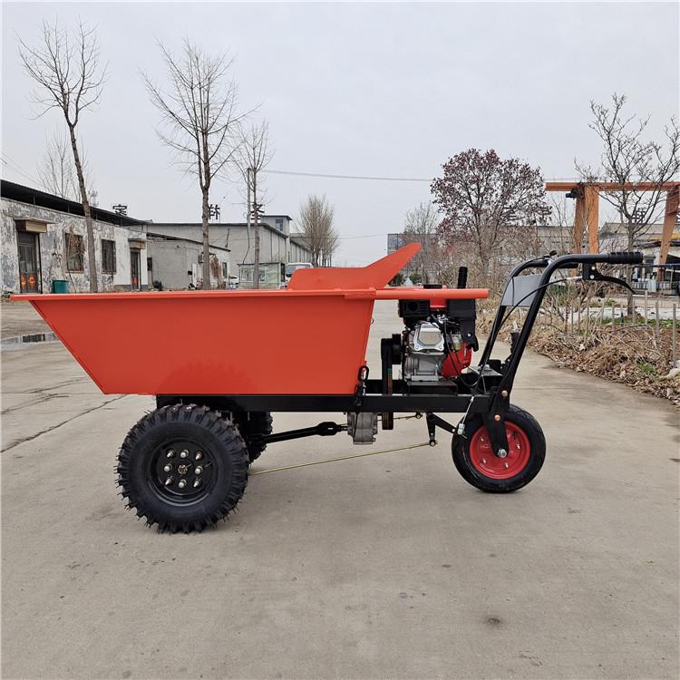 便式油手推车建LAM工汽地爬坡运输车手推式筑工程携车