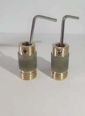 螺旋磨轮二无品牌/件套铜金度刚镀层，硬高，不易磨损金刚石石螺