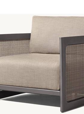 铝合金户美外休闲藤编沙发庭墅院露天花ZNV园别阳台防水晒北防藤