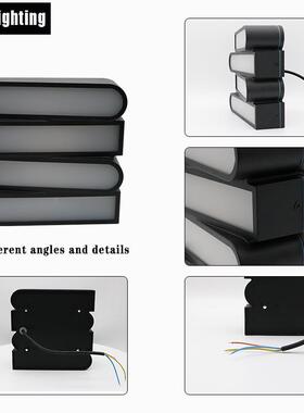 户壁新室款内灯室外防UYV水庭院外墙创意led18W壁挂灯酒店别墅照