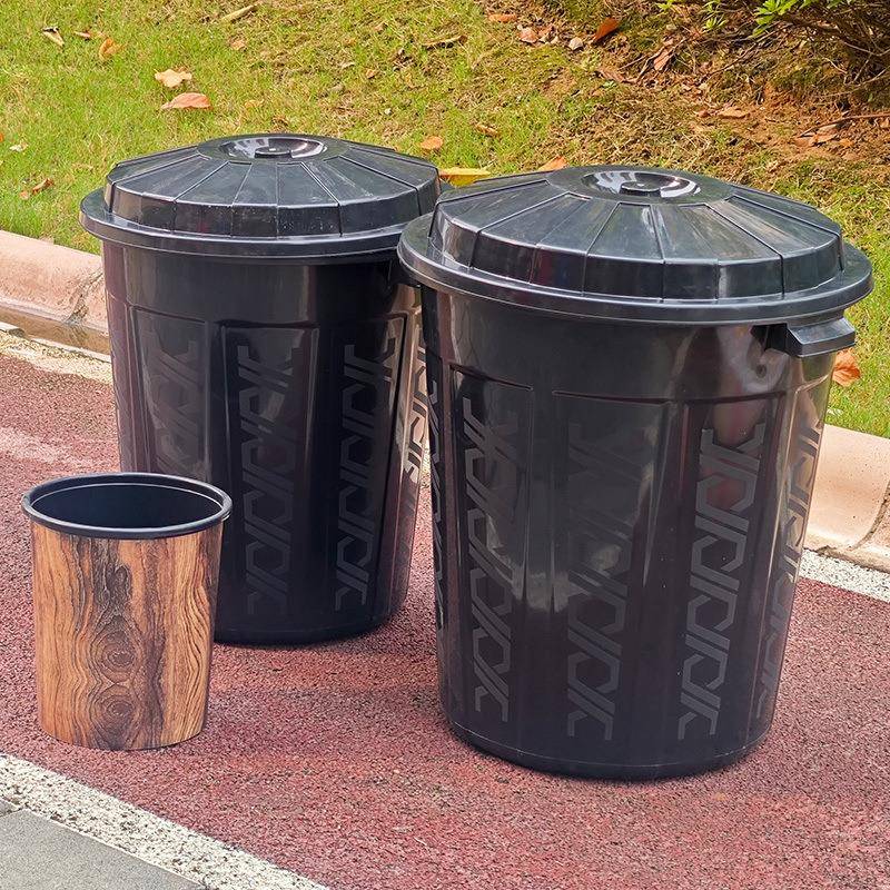 垃圾桶号色用加大加厚室内厨房黑大容量TGW户外商小区大分类桶专