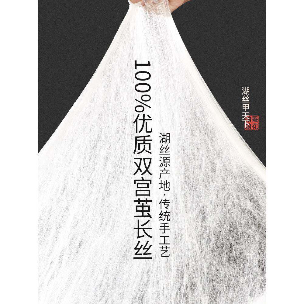 A6L童婴儿蚕丝被被10桑蚕丝双层纱春秋被0新生宝宝冬被子被XOM芯