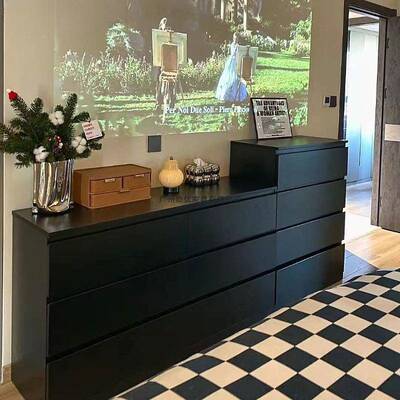 斗柜储物柜卧室床头容大量抽屉代收纳置物边RBT柜用墙边家现简约