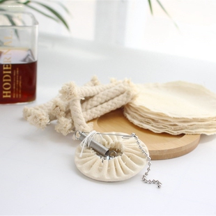 通用虹吸壶过滤布 比利时壶滤网 咖啡壶过滤棉 咖啡器具配件10片