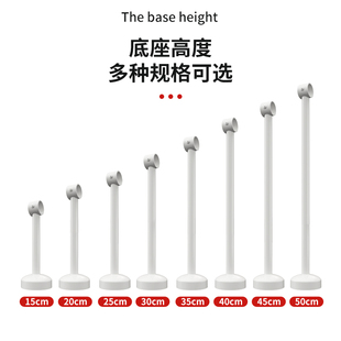 固定式 晾衣架阳台顶装 双杆不锈钢C白色凉衣捍晒衣杆家用杆子晾衣