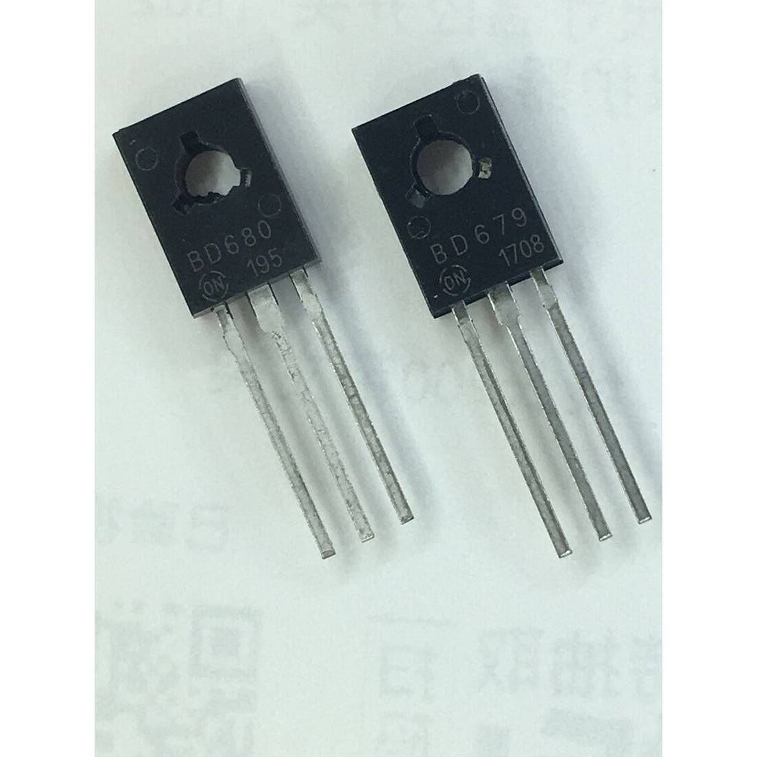 BD677 BD678 BD679 BD680 BD681 BD682 达林顿晶体管 三极管TO126