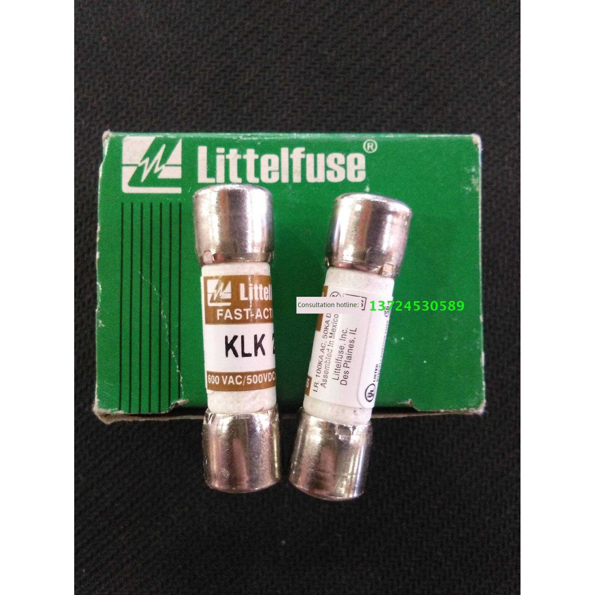 KLK1A2A3A4A5A6A7A8A9A10A12A15A20A25A30AUL600VAC500VDC熔断BXS - 实物图