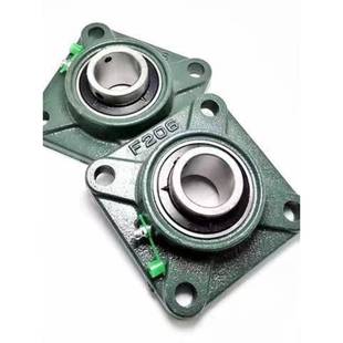 铡草机配件轴承座轴承盒F205F206铡草柔丝刀轴承盒轴承座