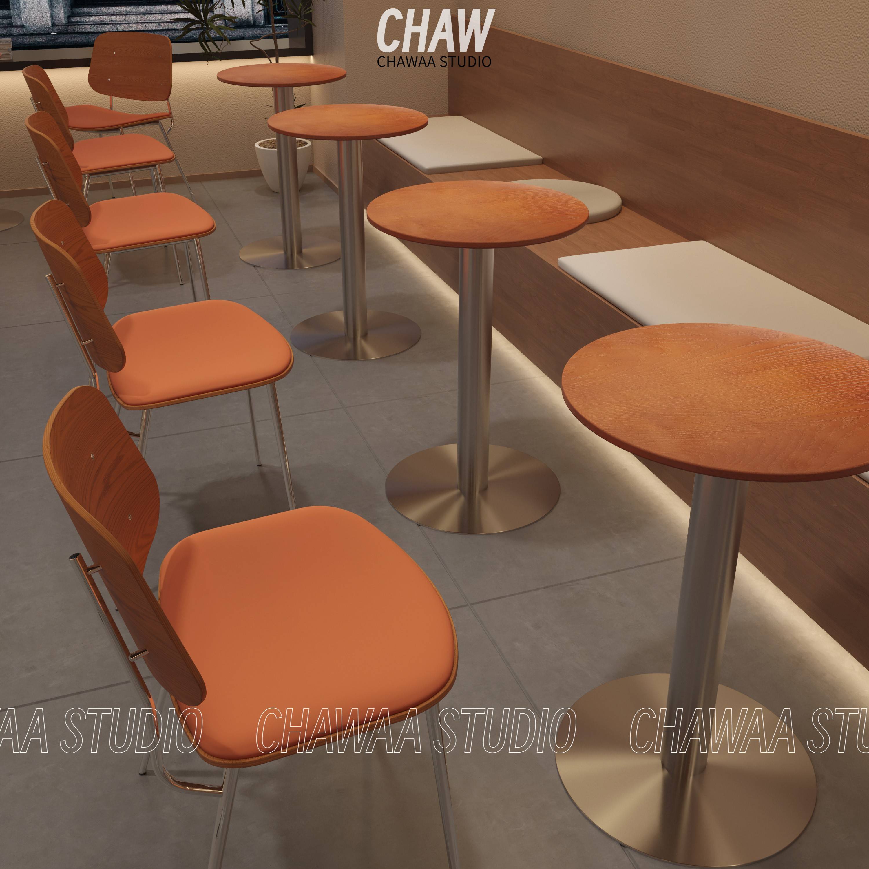 需定制咖啡厅桌椅海洋板桌子甜品糖水奶茶店韩式简餐厅复古酒馆实