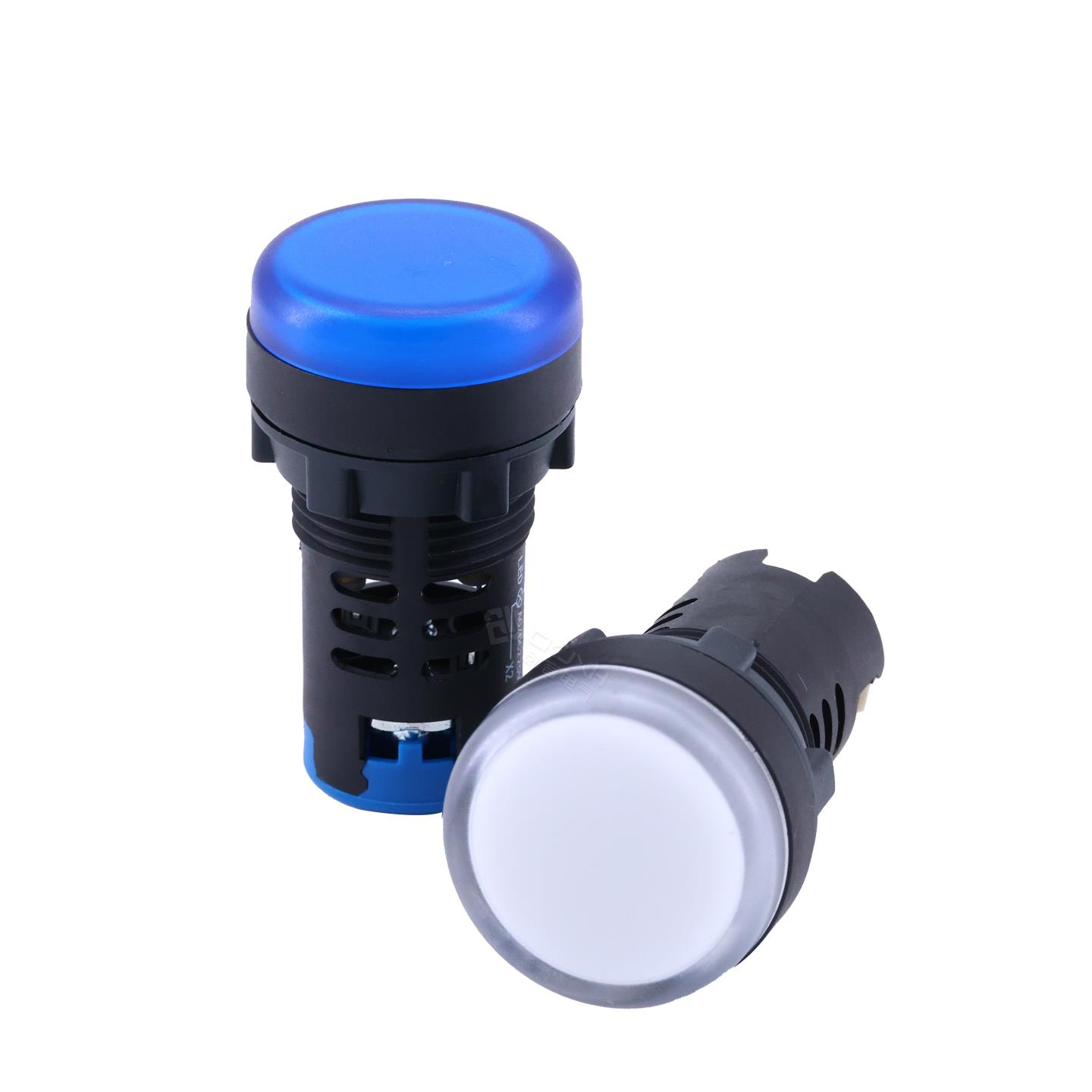 LED信号指示灯AD16-22DS配电箱22MM红绿黄蓝白电源12V24V220V380V