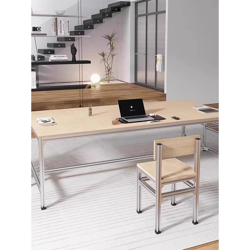 需定制采购产品桦木办公室会议桌铝型材谈判桌海洋板桌长桌桌电脑