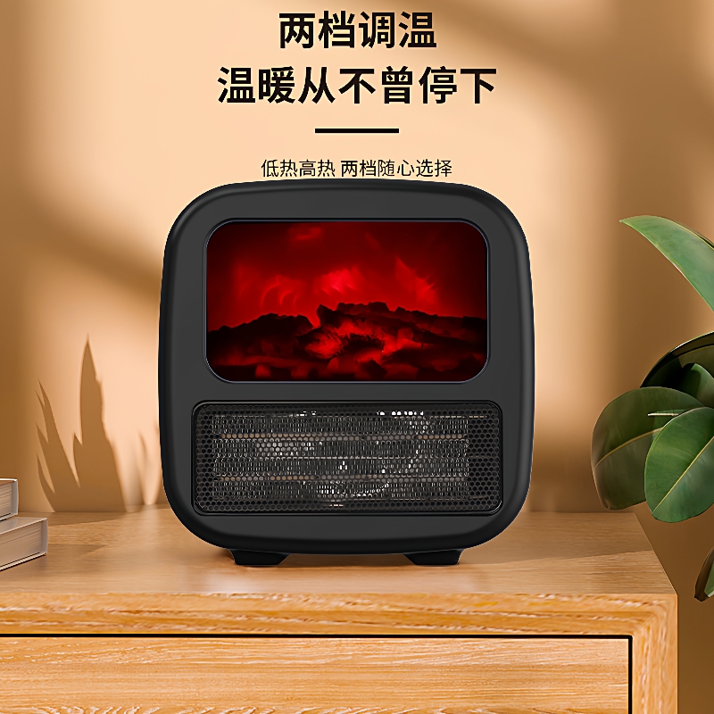跨境新款暖风机小型速热取暖器 家用宿舍办公室桌面热风机 卧室电