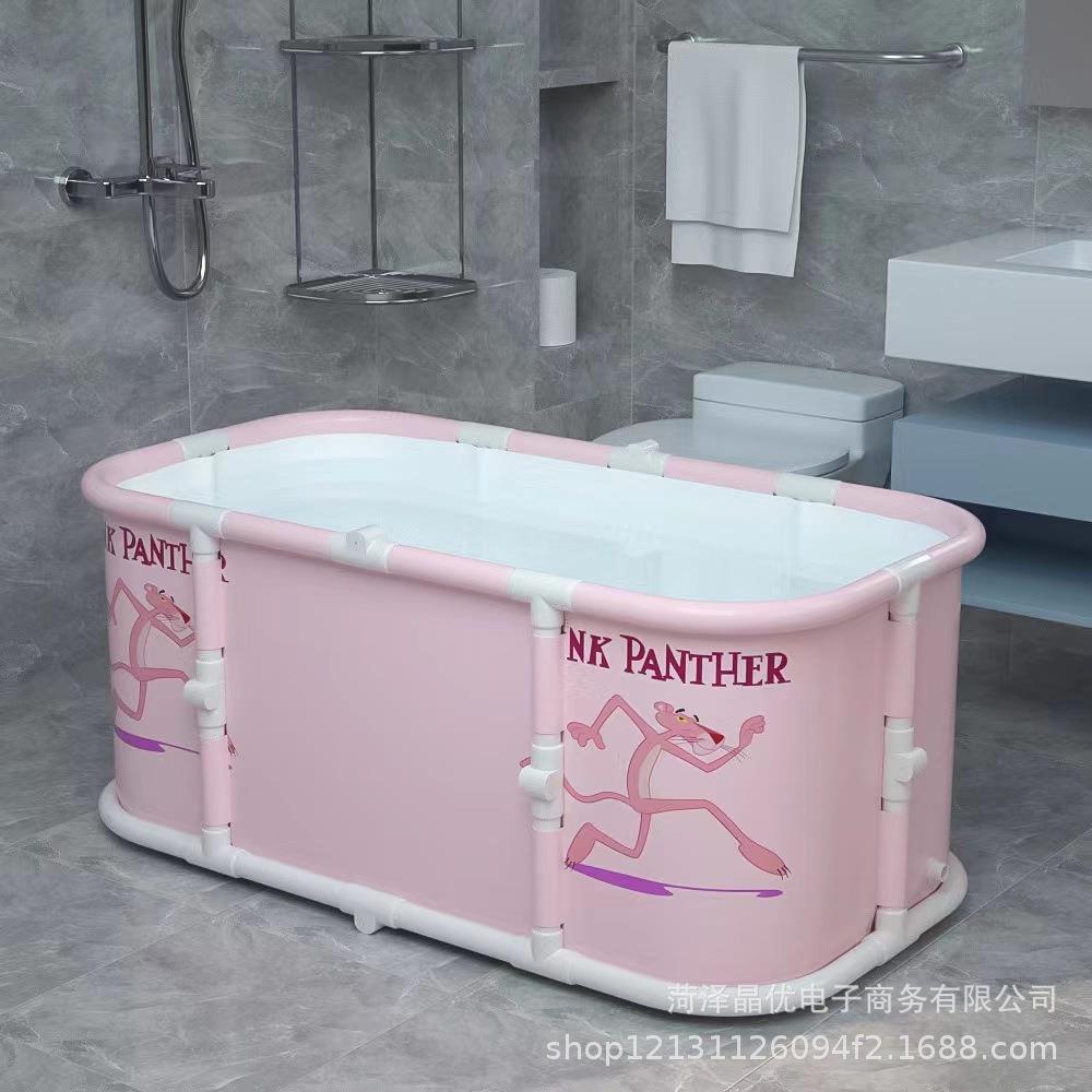 新款加厚大号免安装浴桶家用大人可折叠泡澡桶沐浴汗蒸全身洗澡桶