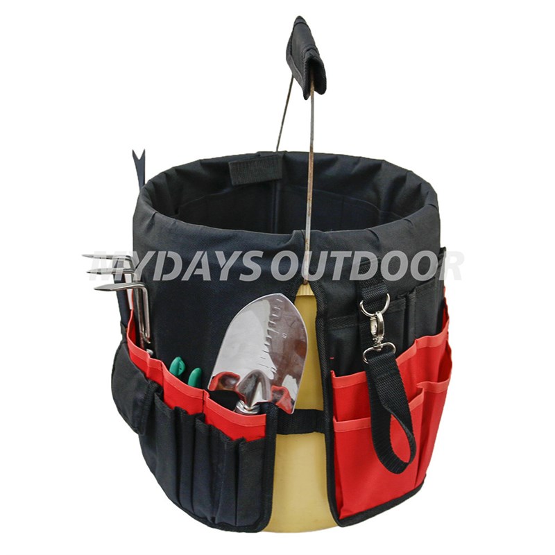 户外钓鱼水桶工具包便携多口袋收纳结L实耐用便携工具收纳包