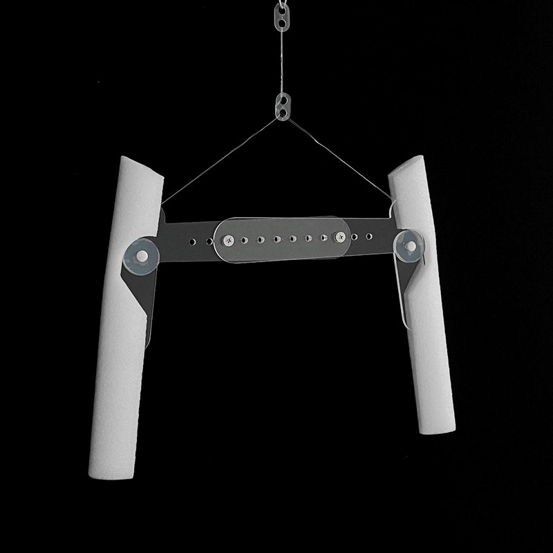 ES/亚克力透明隐形裤q架白底图拍摄道具男女童装服装挂拍工具拍图