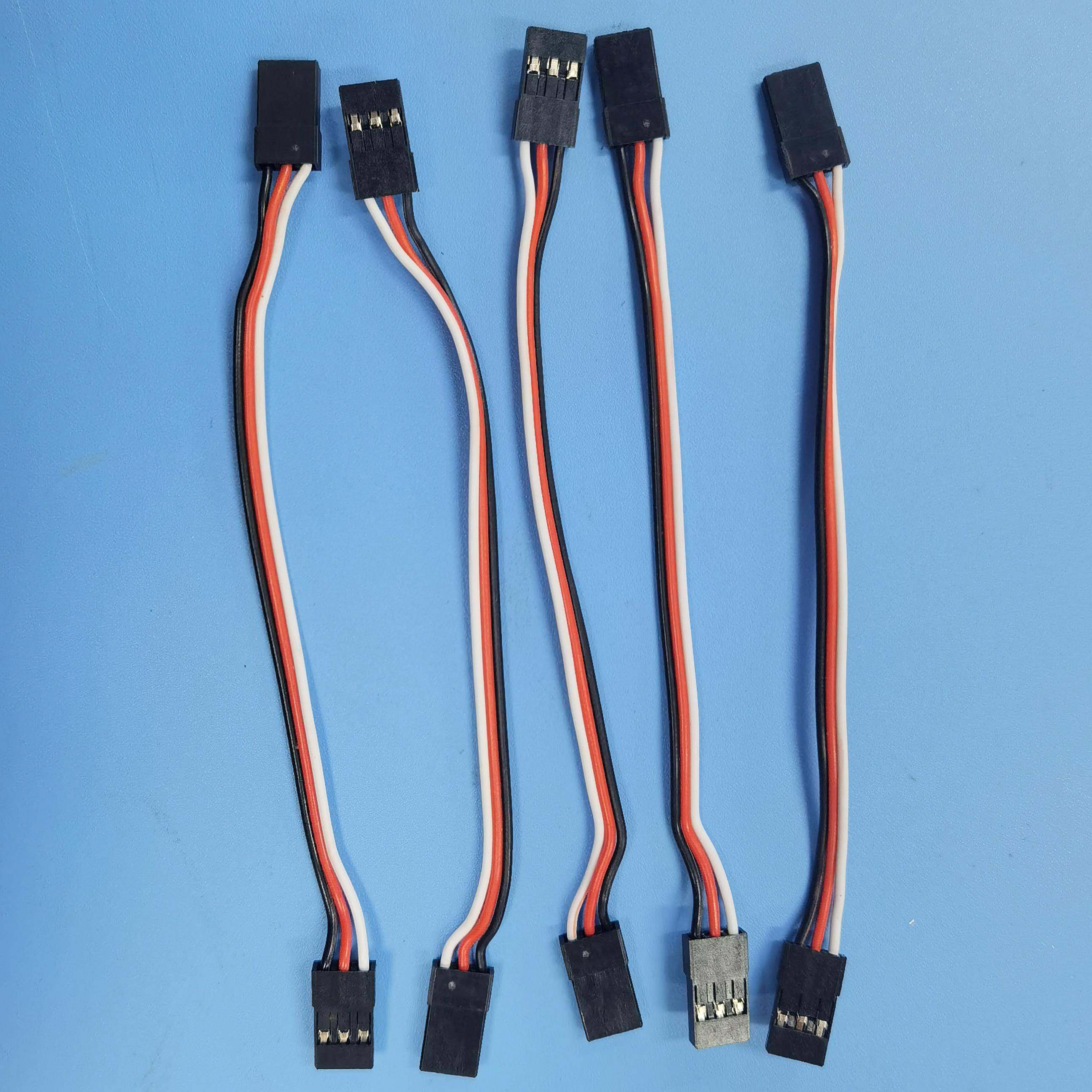 30芯公对公舵机线Fuataba/JR插头线杜邦3P端子线航模60芯白红黑